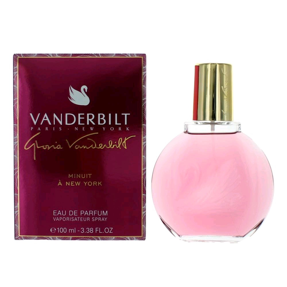 Bottle of Vanderbilt Minuit A New York by Gloria Vanderbilt, 3.3 oz Eau De Parfum Spray for Women