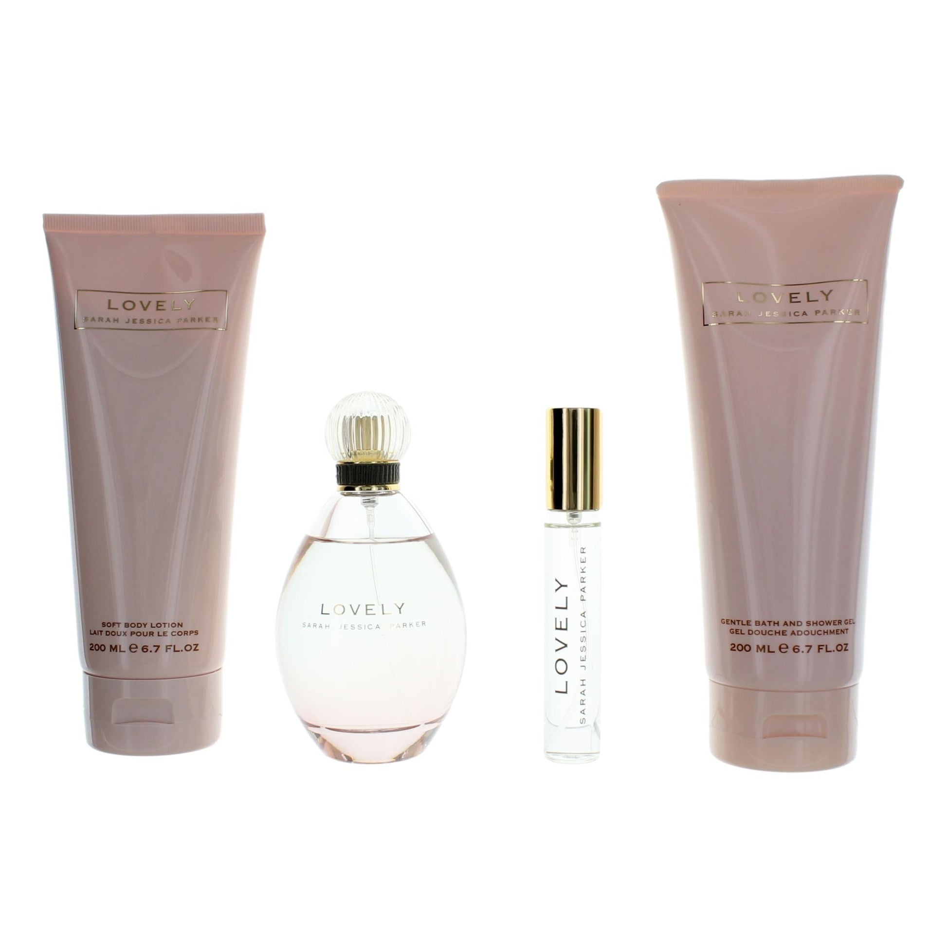 Bottle of Lovely by Sarah Jessica Parker, 4 Piece Gift Set for Women