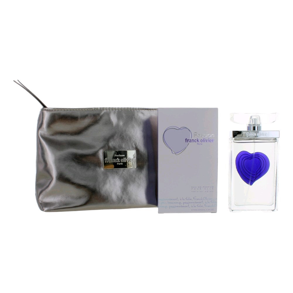 Bottle of Passion by Franck Olivier, 2 Piece Gift Set for Women