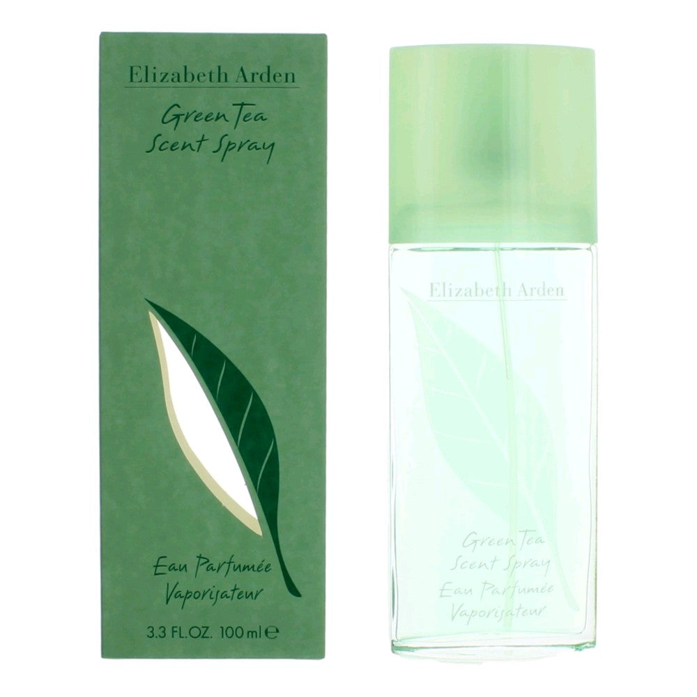 Bottle of Green Tea by Elizabeth Arden, 3.3 oz Eau Parfumee Spray for Women