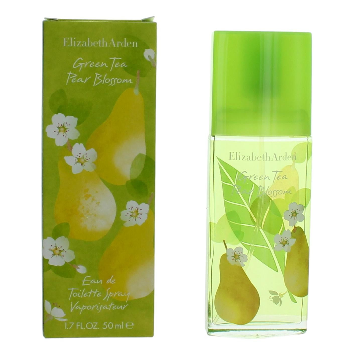 Bottle of Green Tea Pear Blossom by Elizabeth Arden, 1.7 oz Eau De Toilette Spray for Women