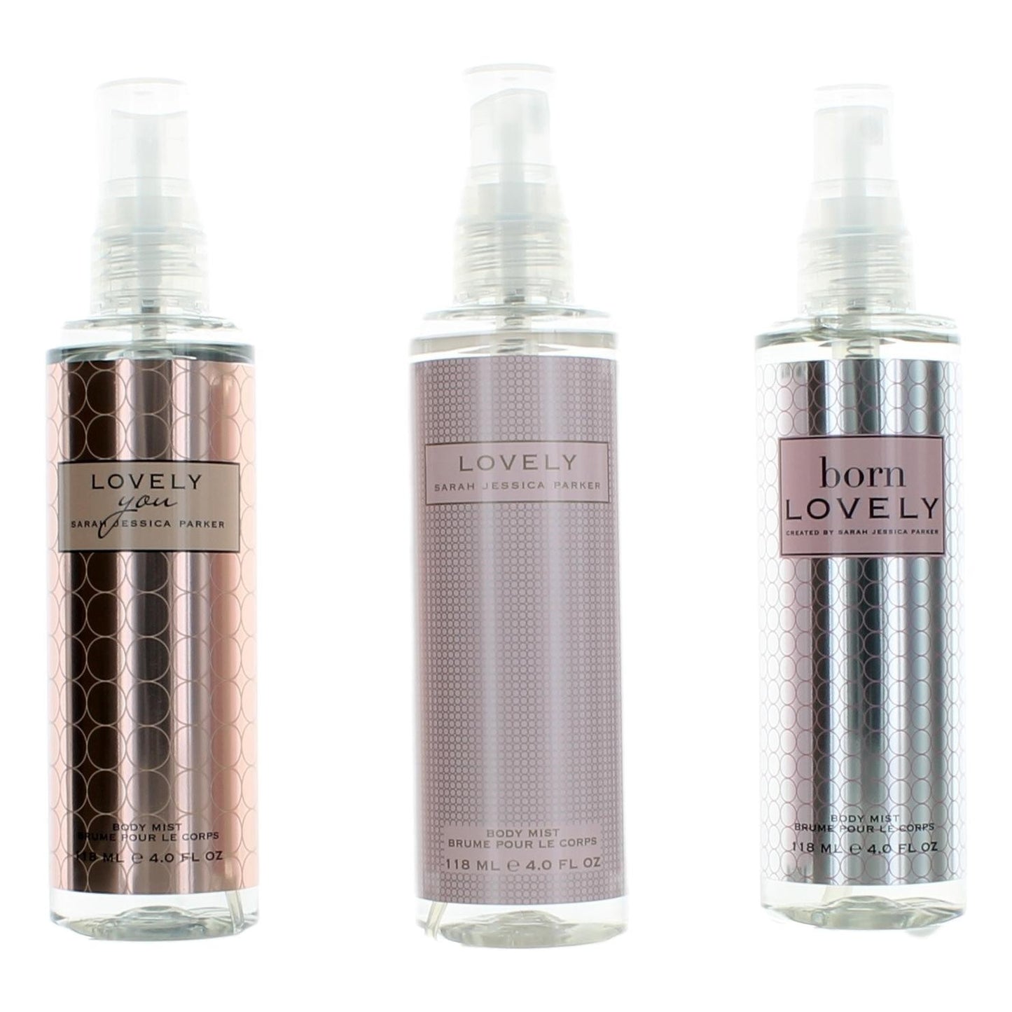 Bottle of Lovely Collection by Sarah Jessica Parker, 3 Piece Body Spray Set for Women