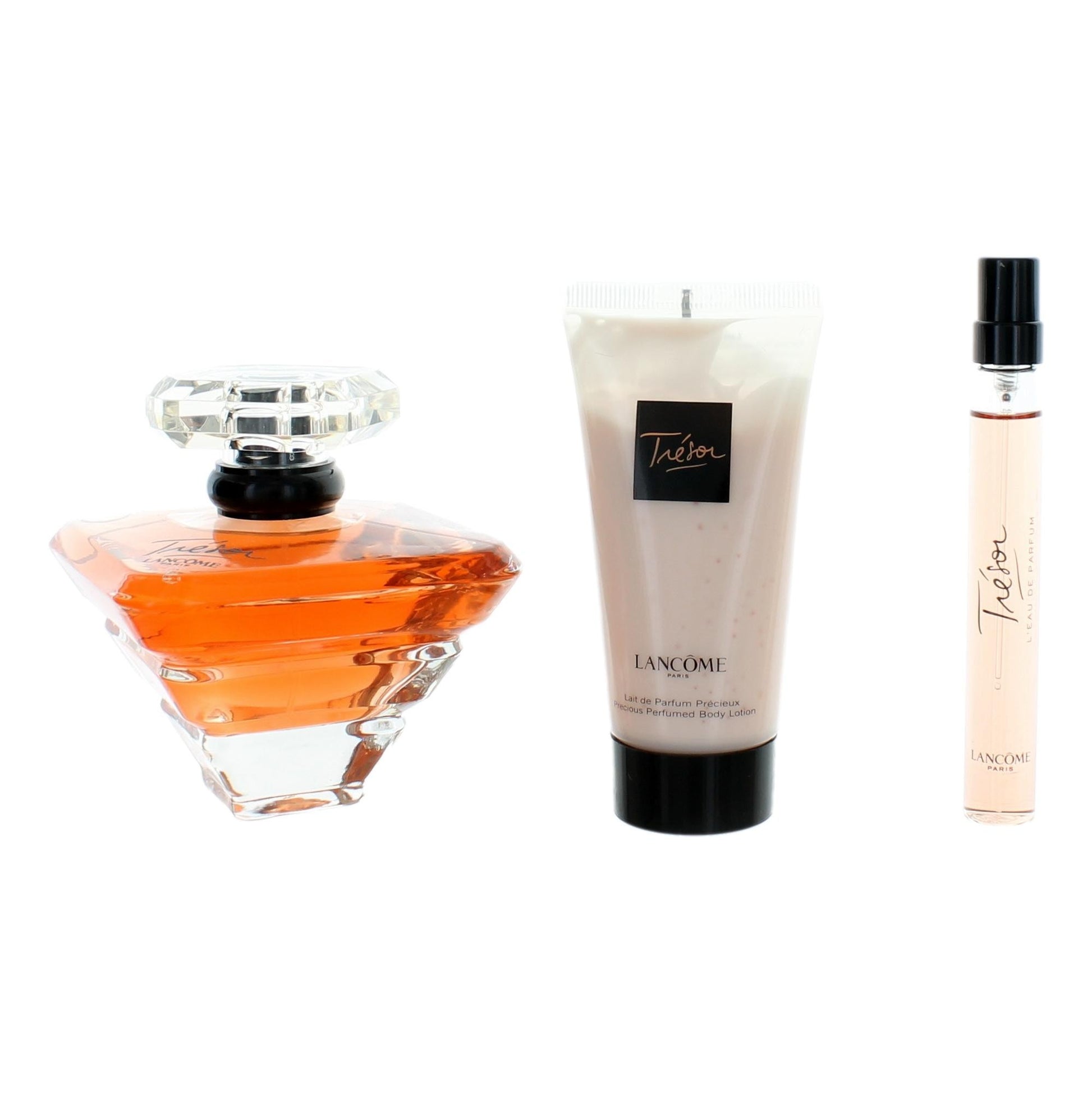 Bottle of Tresor by Lancome, 3 Piece Gift Set for Women