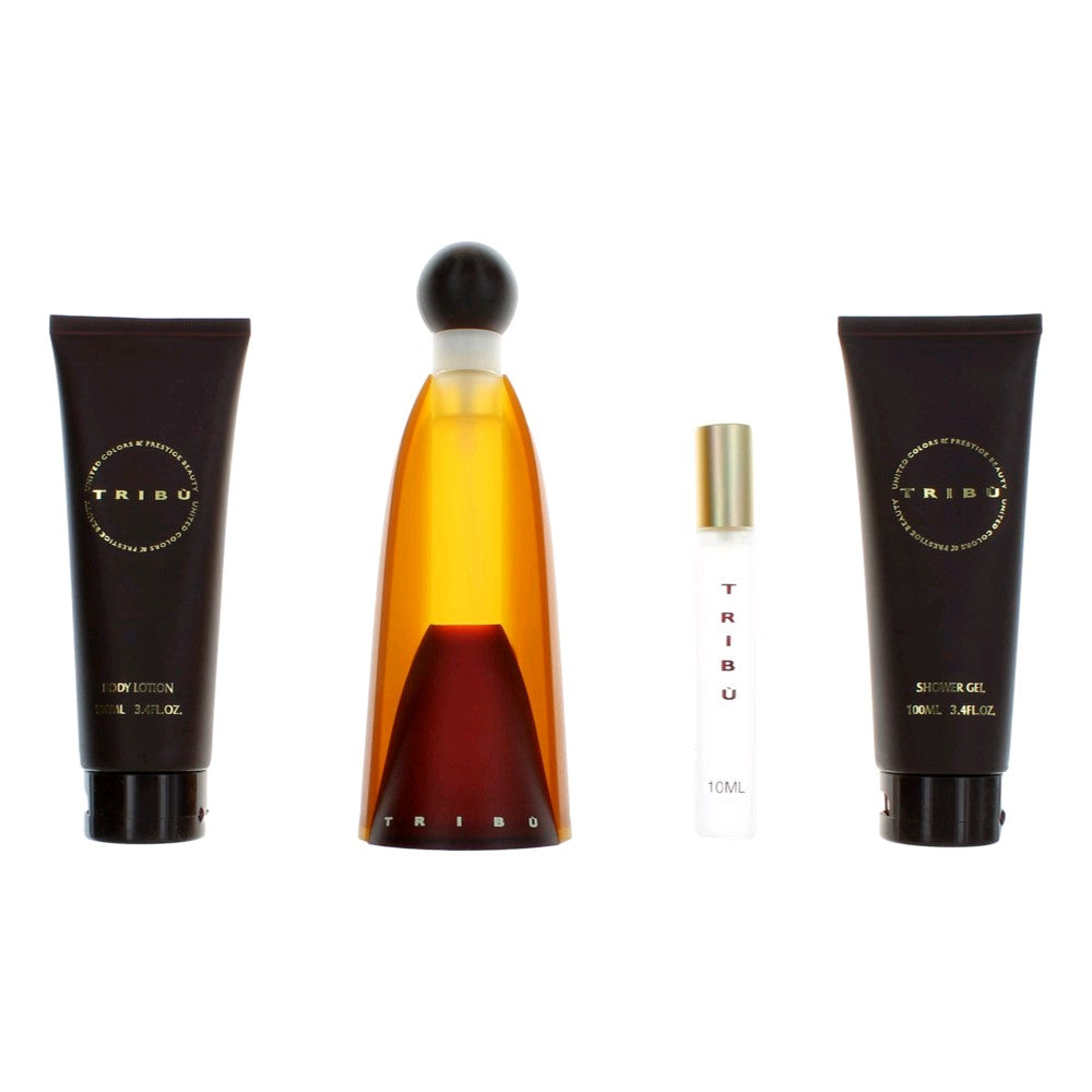 Bottle of Tribu by United Colors, 4 Piece Gift Set for Women