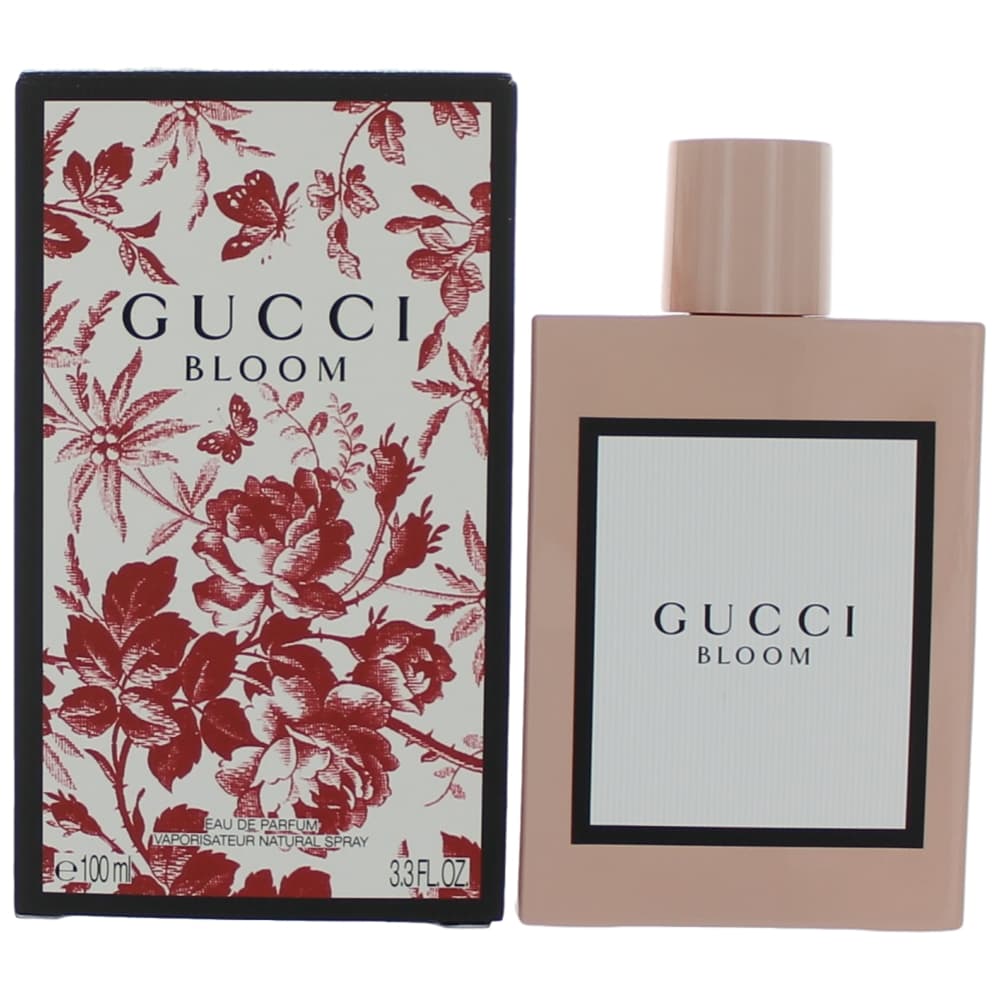 Bottle of Gucci Bloom by Gucci, 3.3 oz Eau De Parfum Spray for Women