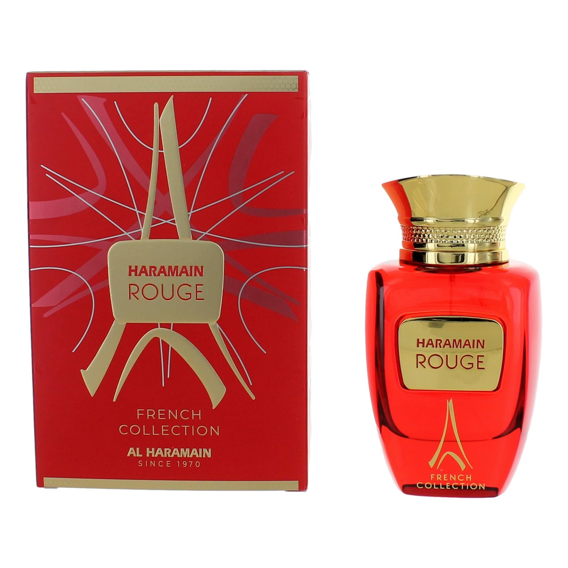 Bottle of Haramain Rouge French Collection by Al Haramain, 3.3 oz Eau De Parfum Spray for Unisex