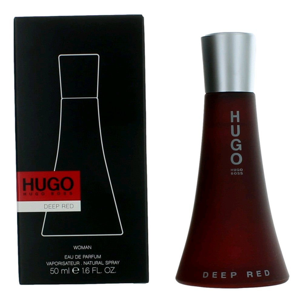 Bottle of Hugo Deep Red by Hugo Boss, 1.6 oz Eau De Parfum Spray for Women