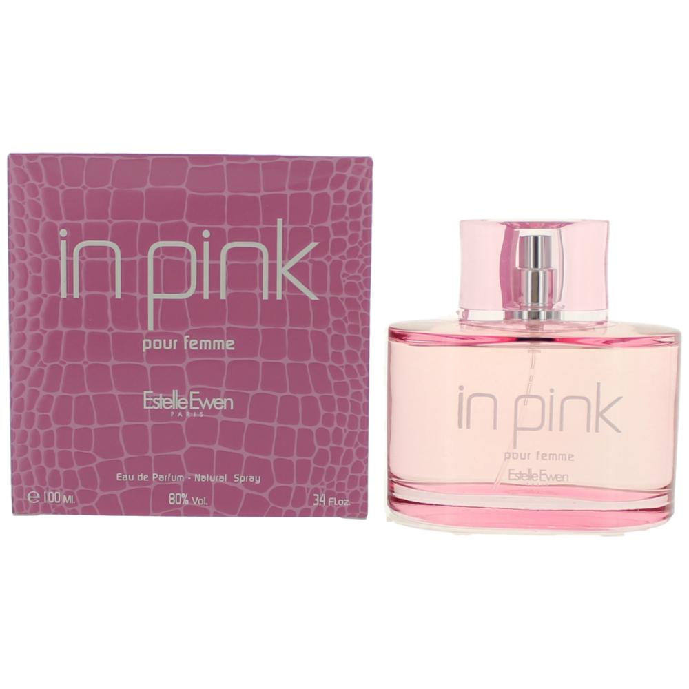 Bottle of In Pink by Estelle Ewen, 3.4 oz Eau De Parfum Spray for Women