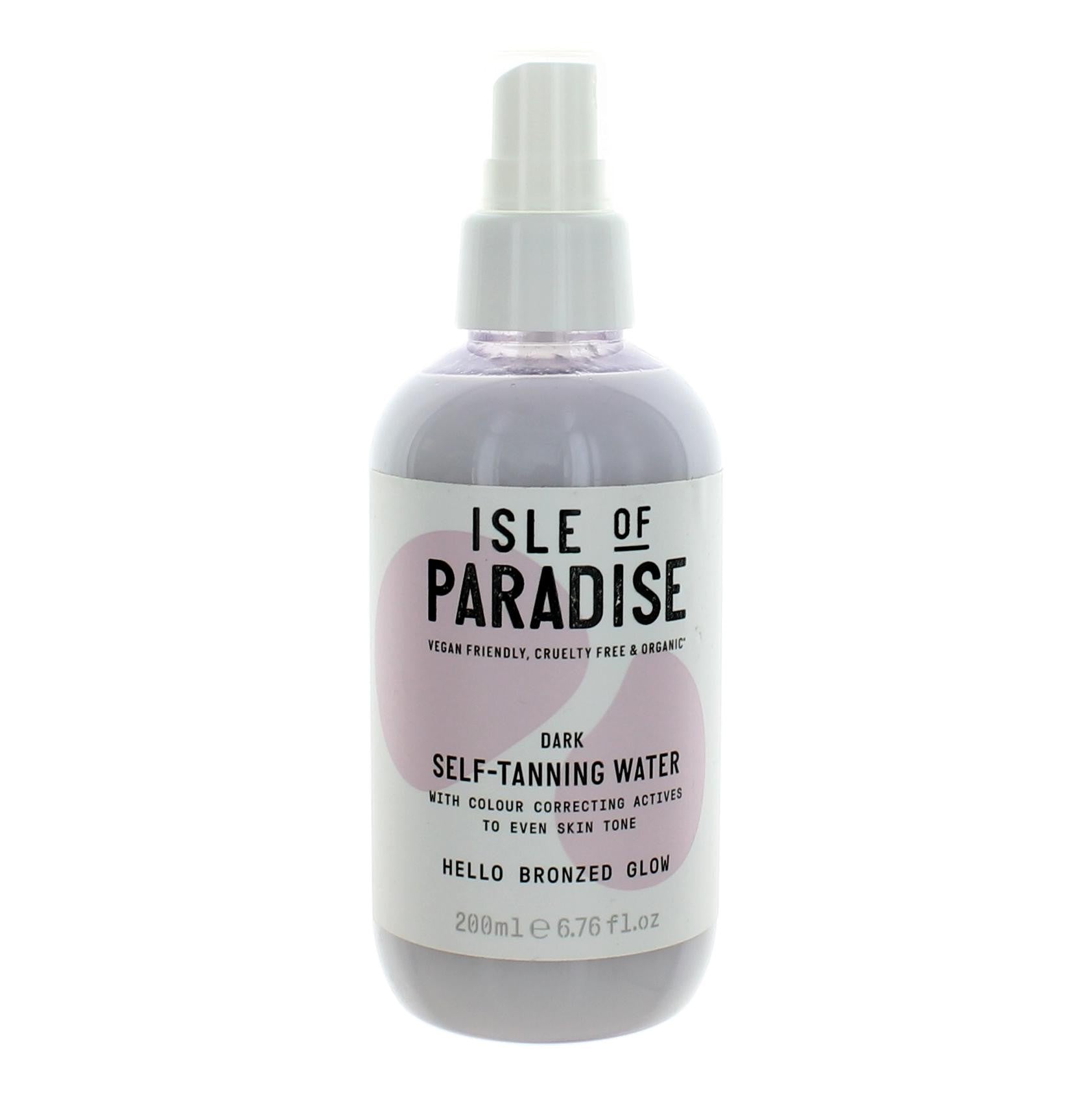 Bottle of Isle of Paradise Hello Bronzed Glow by Isle of Paradise, 6.76  oz Self Tanning Water - Dark