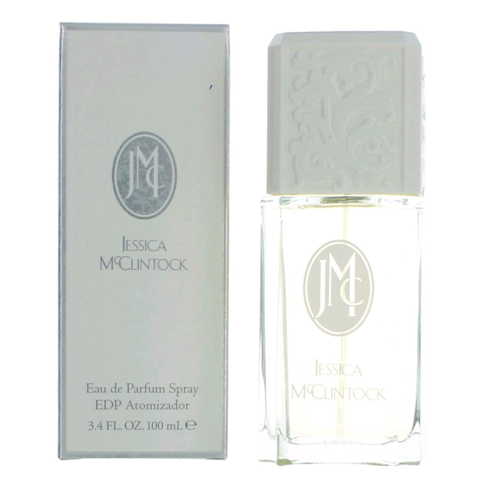 Bottle of Jessica McClintock by Jessica McClintock, 3.4 oz Eau De Parfum Spray for Women