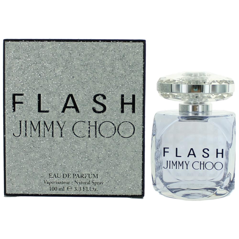 Bottle of Jimmy Choo Flash by Jimmy Choo, 3.3 oz Eau De Parfum Spray for Women