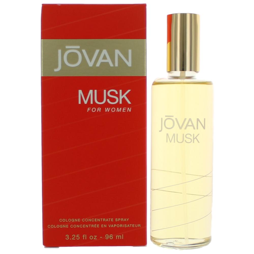 Bottle of Jovan Musk by Coty, 3.25 oz Cologne Concentrate Spray for Women
