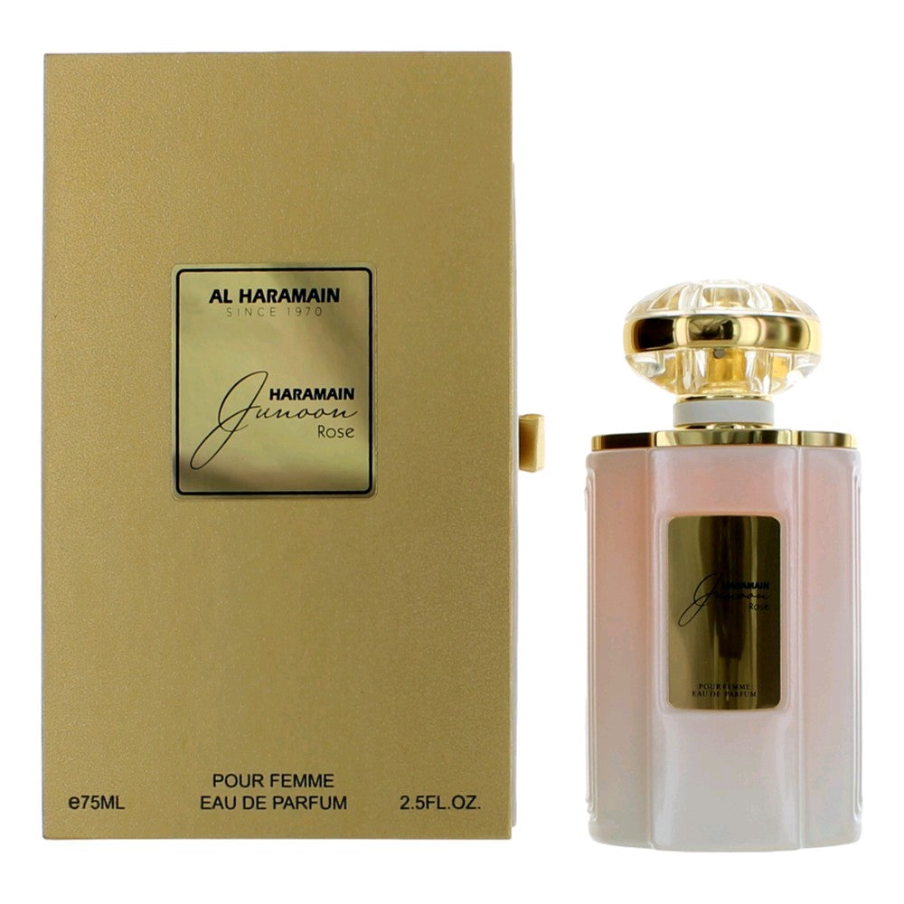 Bottle of Junoon Rose by Al Haramain, 2.5 oz Eau De Parfum Spray for Women