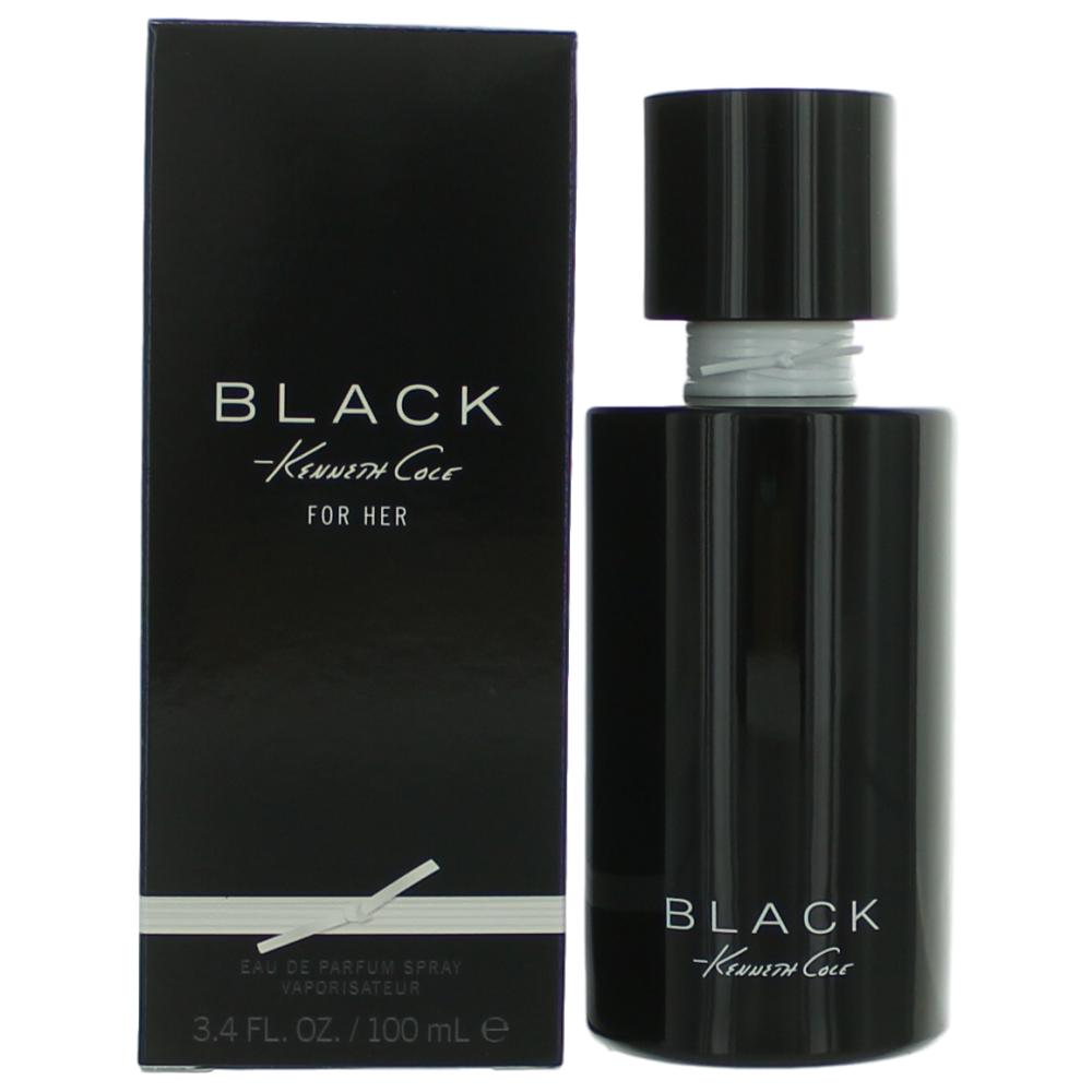 Bottle of Kenneth Cole Black by Kenneth Cole, 3.4 oz Eau De Parfum Spray for Women