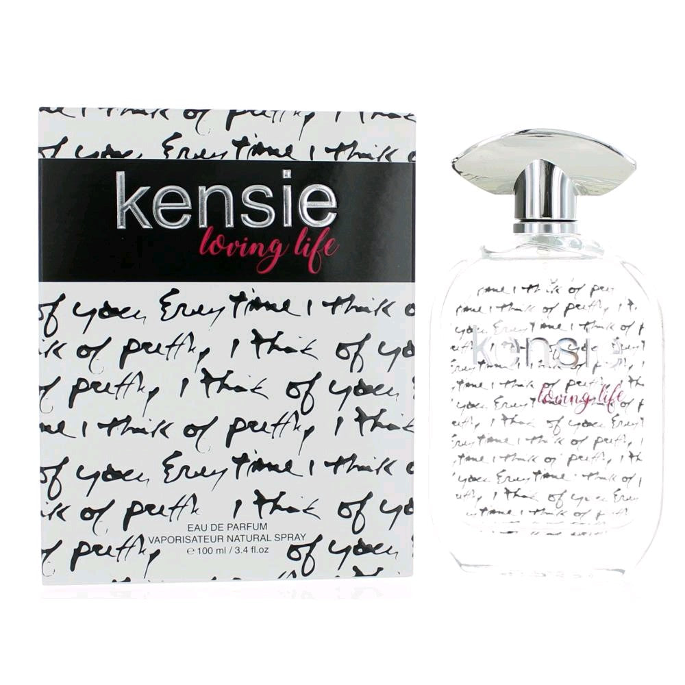 Bottle of Kensie Loving Life by Kensie, 3.4 oz Eau De Parfum Spray for Women