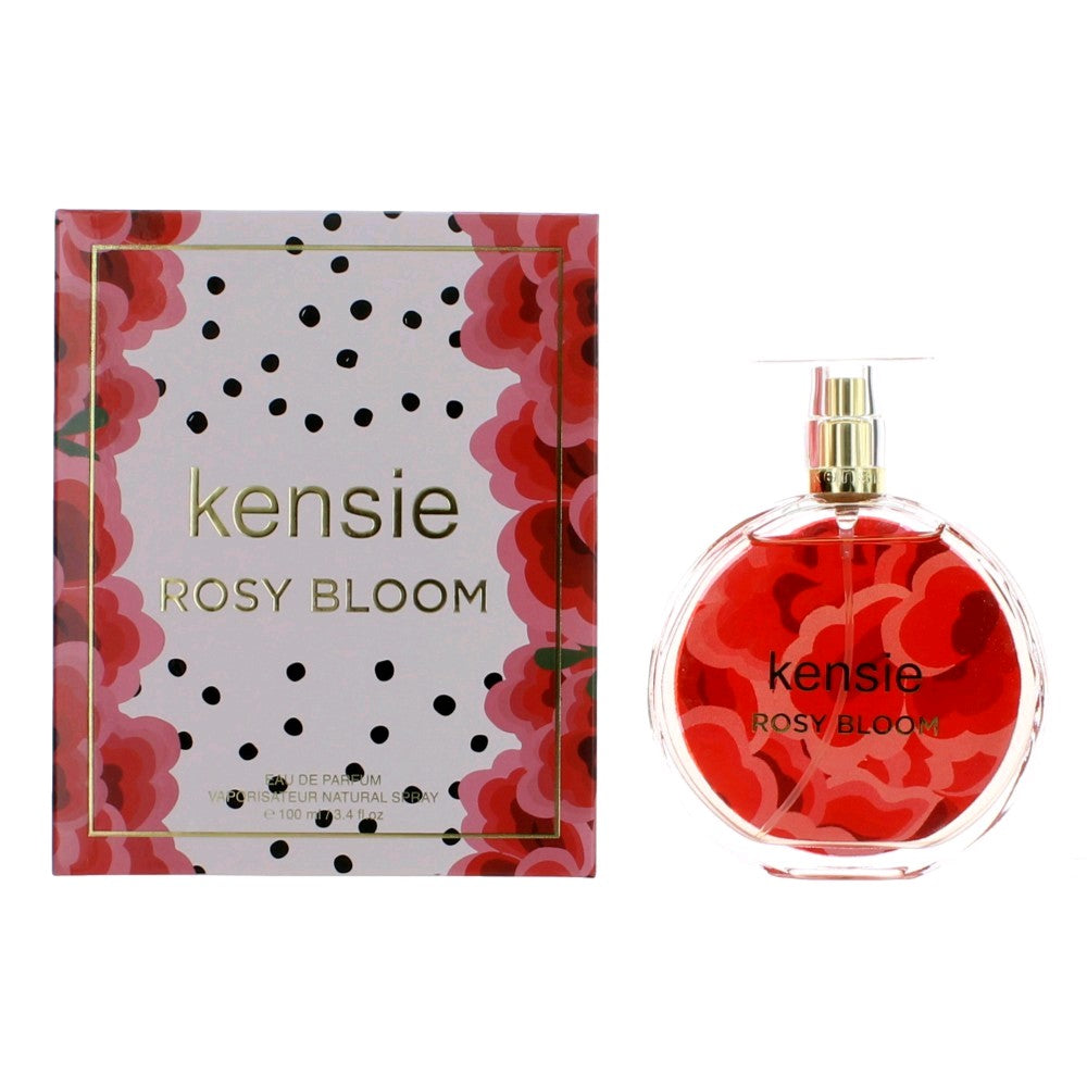 Bottle of Kensie Rosy Bloom by Kensie, 3.4 oz Eau De Parfum Spray for Women