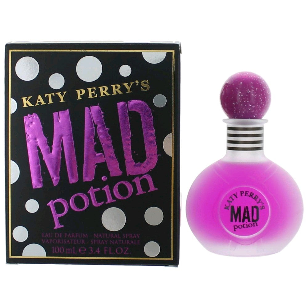 Bottle of Katy Perry's Mad Potion by Katy Perry, 3.4 oz Eau De Parfum Spray for Women