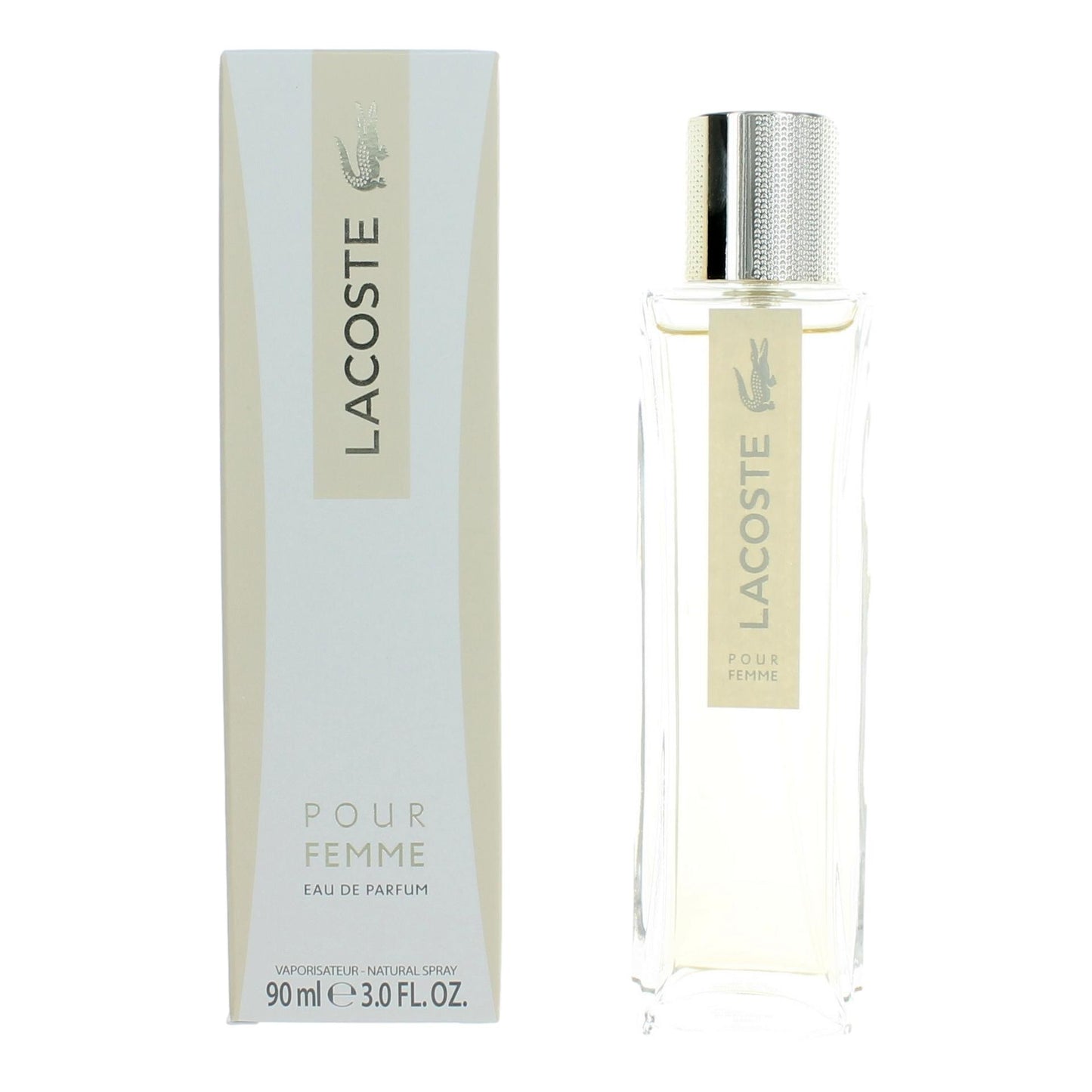 Bottle of Lacoste Pour Femme by Lacoste, 3 oz Eau De Parfum Spray for Women