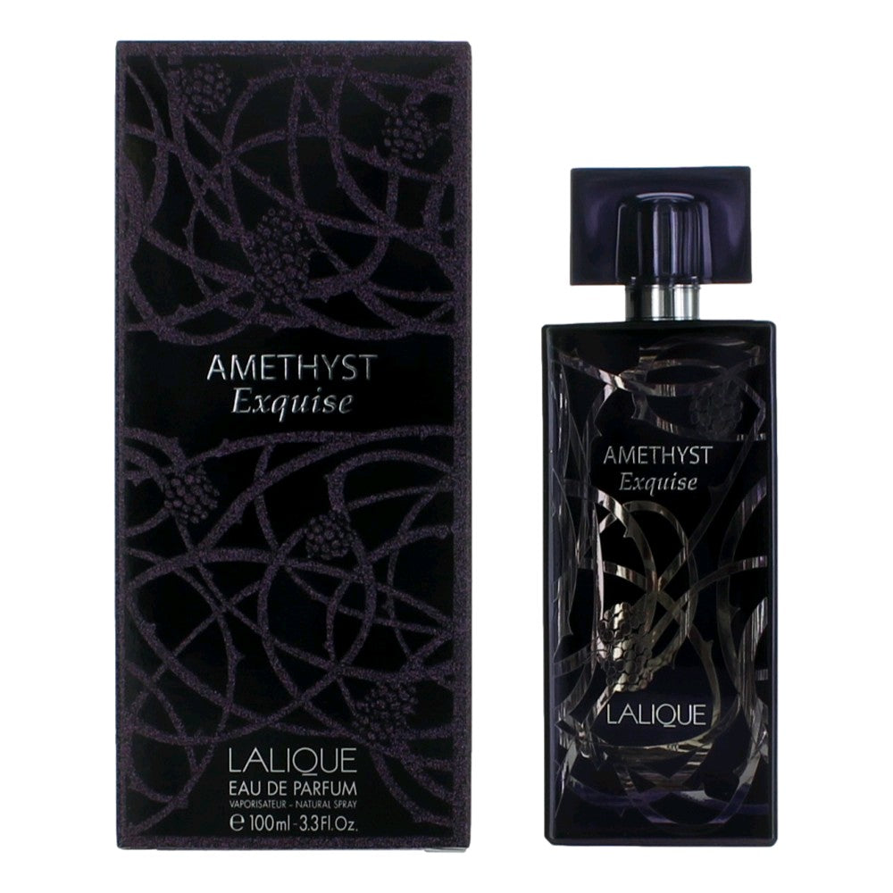 Bottle of Amethyst Exquise by Lalique, 3.3 oz Eau De Parfum Spray for Women