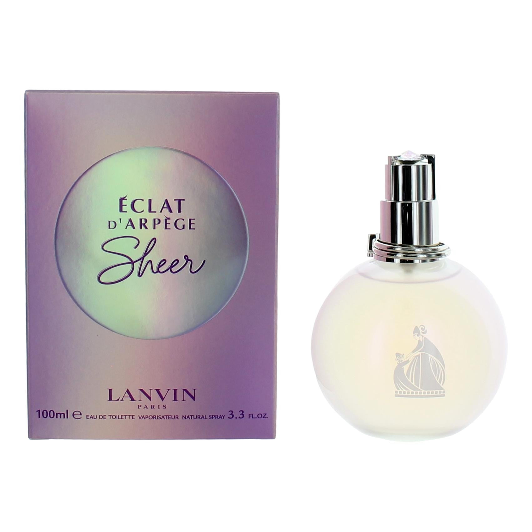 Bottle of Elat D'Arpege Sheer by Lanvin, 3.3 oz Eau De Toilette Spray for Women