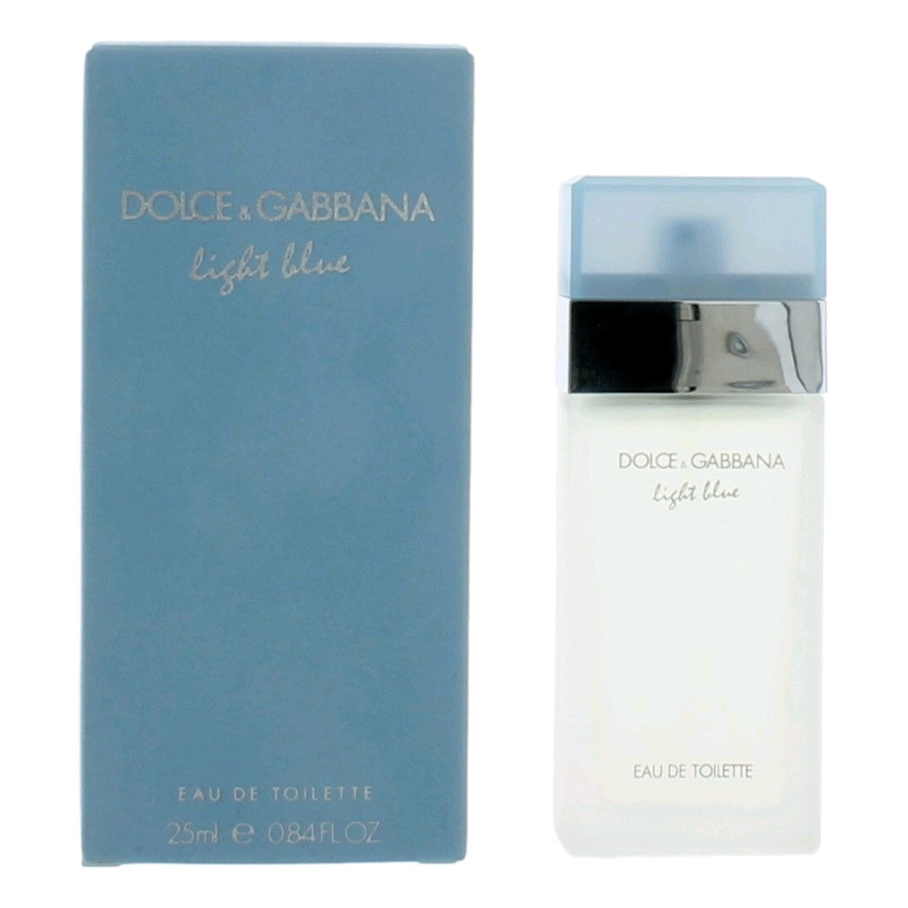 Bottle of Light Blue by Dolce & Gabbana, .84 oz Eau De Toilette Spray for Women