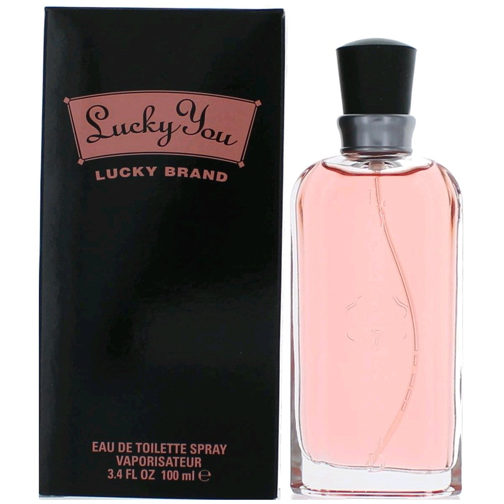 Bottle of Lucky You by Lucky Brand, 3.4 oz Eau De Toilette Spray for Women