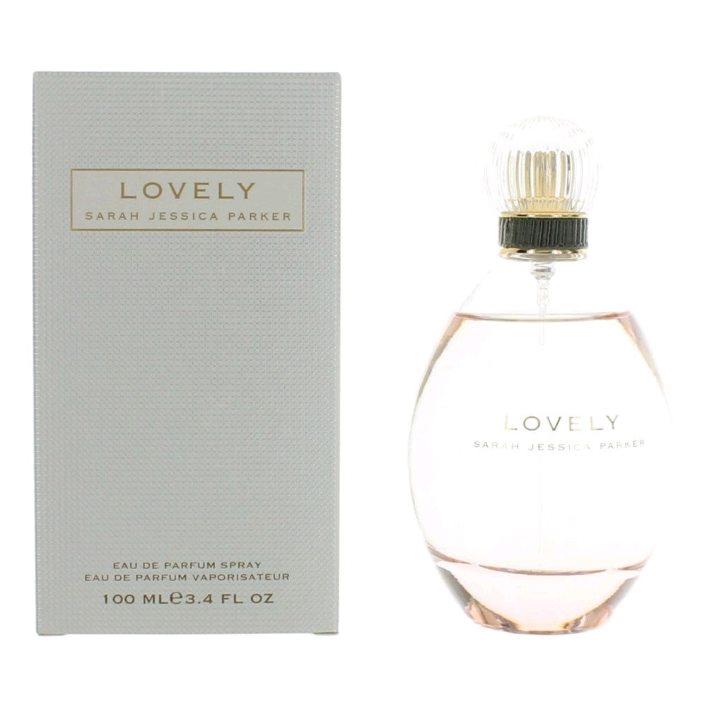 Bottle of Lovely by Sarah Jessica Parker, 3.4 oz Eau De Parfum Spray for Women