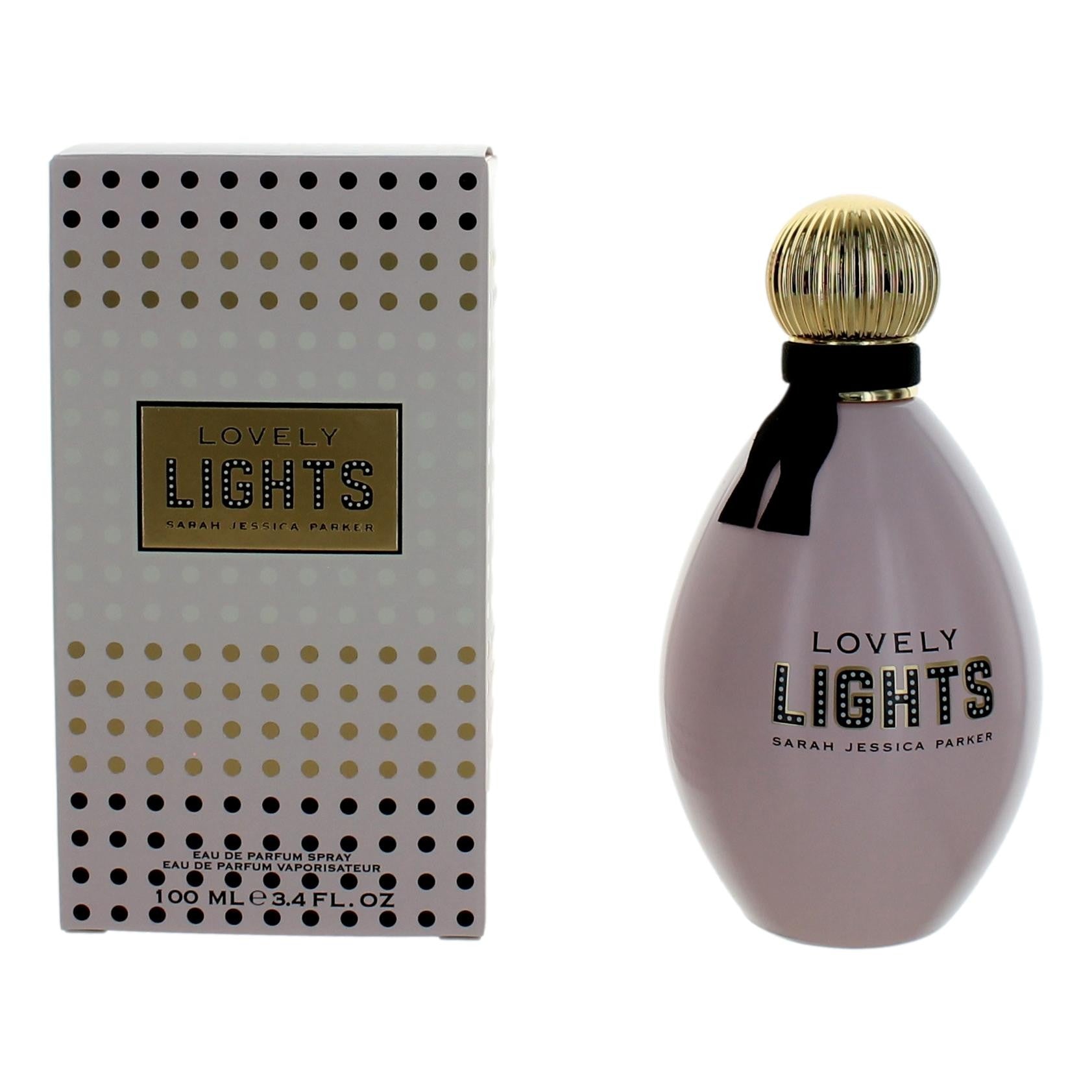 Bottle of Lovely Lights by Sarah Jessica Parker, 3.4 oz Eau De Pardum Spray for Women