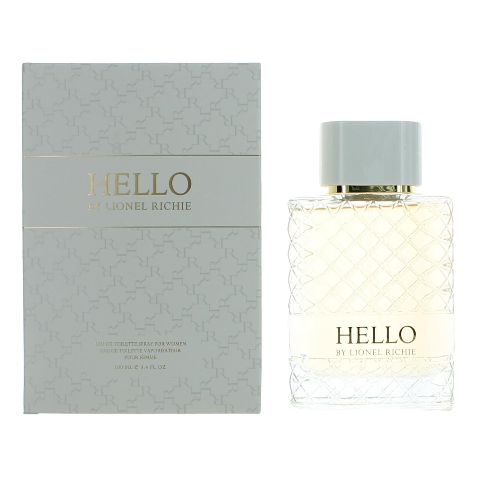 Bottle of Hello by Lionel Richie, 3.4 oz Eau De Toilette Spray for Women