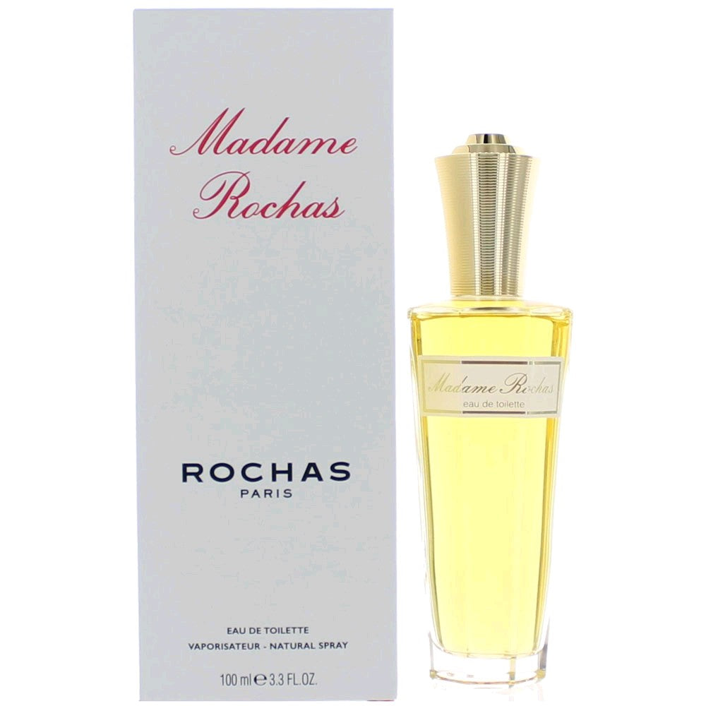 Bottle of Madame Rochas by Rochas, 3.3 oz Eau De Toilette Spray for Women