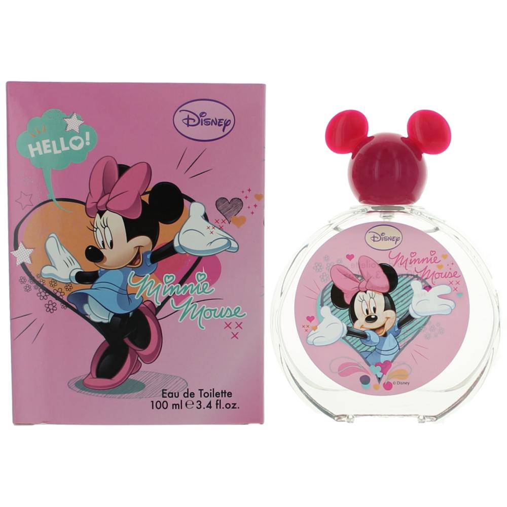 Bottle of Minnie Mouse by Disney, 3.4 oz Eau De Toilette Spray for Girls (Pink)