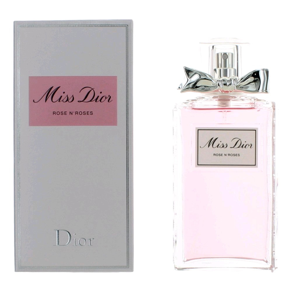 Bottle of Miss Dior Rose N' Roses by Christian Dior, 3.4 oz Eau De Toilette Spray for Women