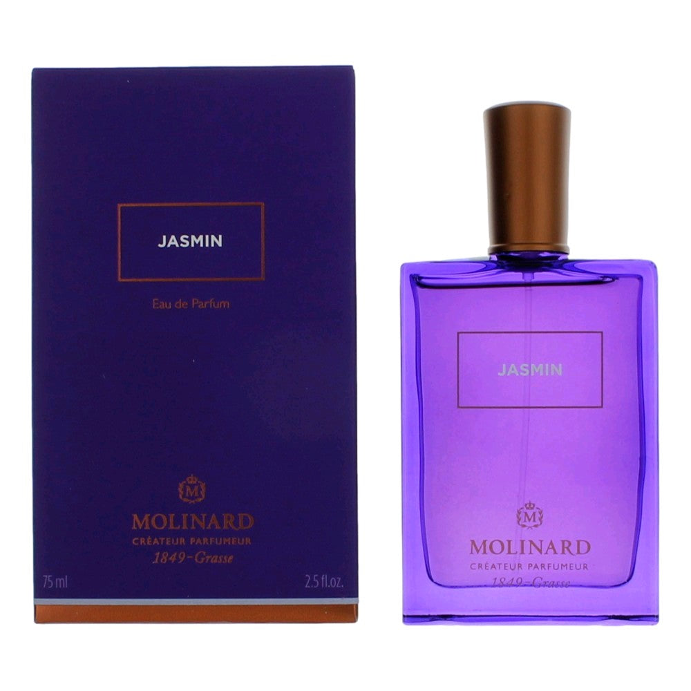 Bottle of Jasmin by Molinard, 2.5 oz Eau De Parfum Spray for Women