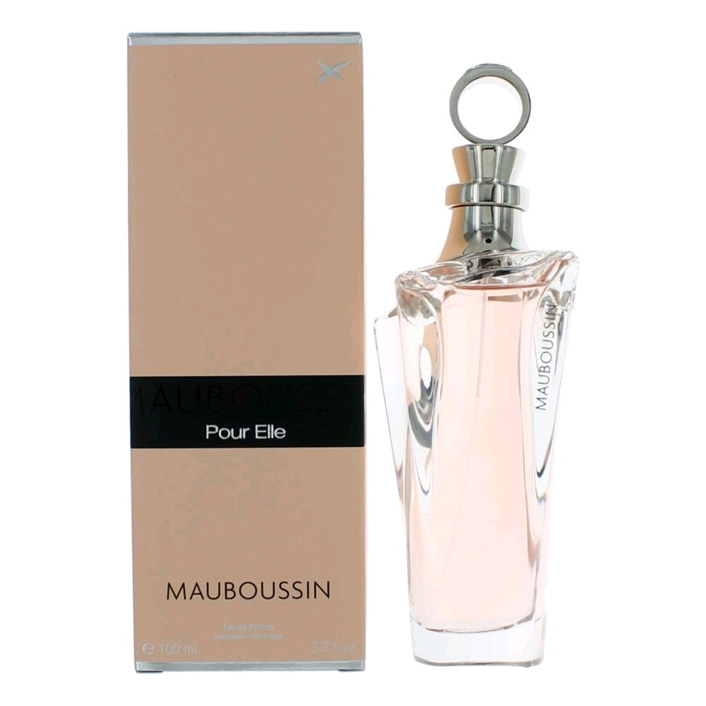 Bottle of Mauboussin Pour Elle by Mouboussin, 3.3 oz Eau De Parfum Spray for Women