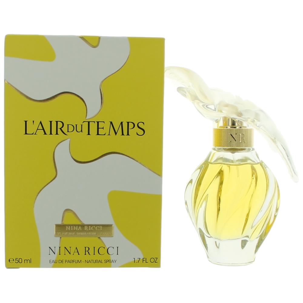 Bottle of L'air du Temps by Nina Ricci, 1.7 oz Eau De Parfum Spray for Women