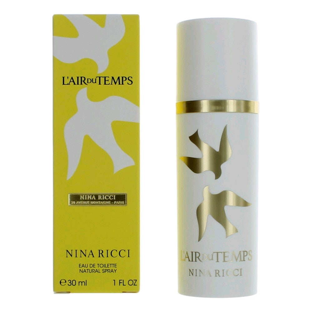 Bottle of L'air du Temps by Nina Ricci, 1 oz Eau De Toilette Spray for Women