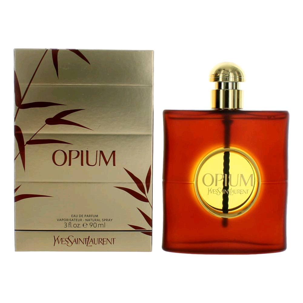 Bottle of Opium by Yves Saint Laurent, 3 oz Eau De Parfum Spray for Women