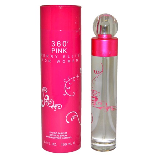 Bottle of Perry Ellis 360 Pink by Perry Ellis, 3.4 oz Eau De Parfum Spray for Women