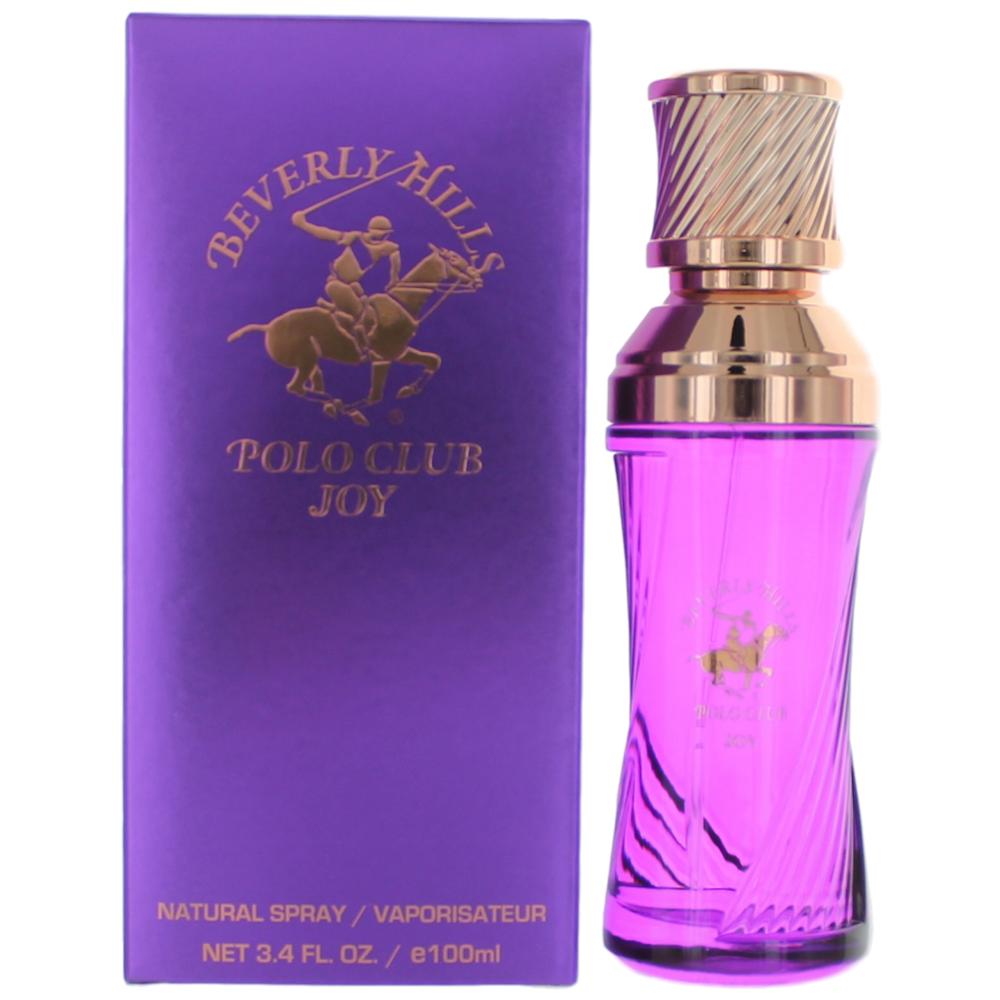 Bottle of BHPC Joy by Beverly Hills Polo Club, 3.4 oz Eau De Toilette Spray for Women