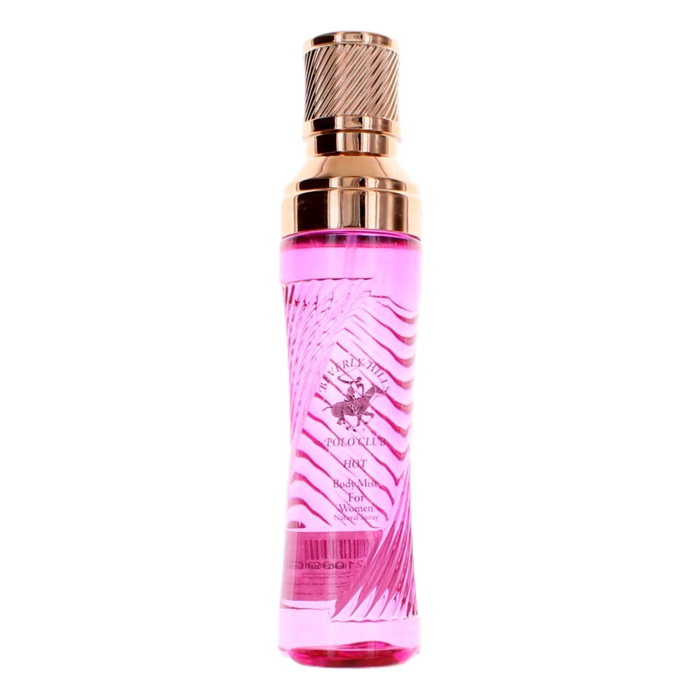 Bottle of BHPC Hot by Beverly Hills Polo Club, 8.5 oz Body Mist for Women