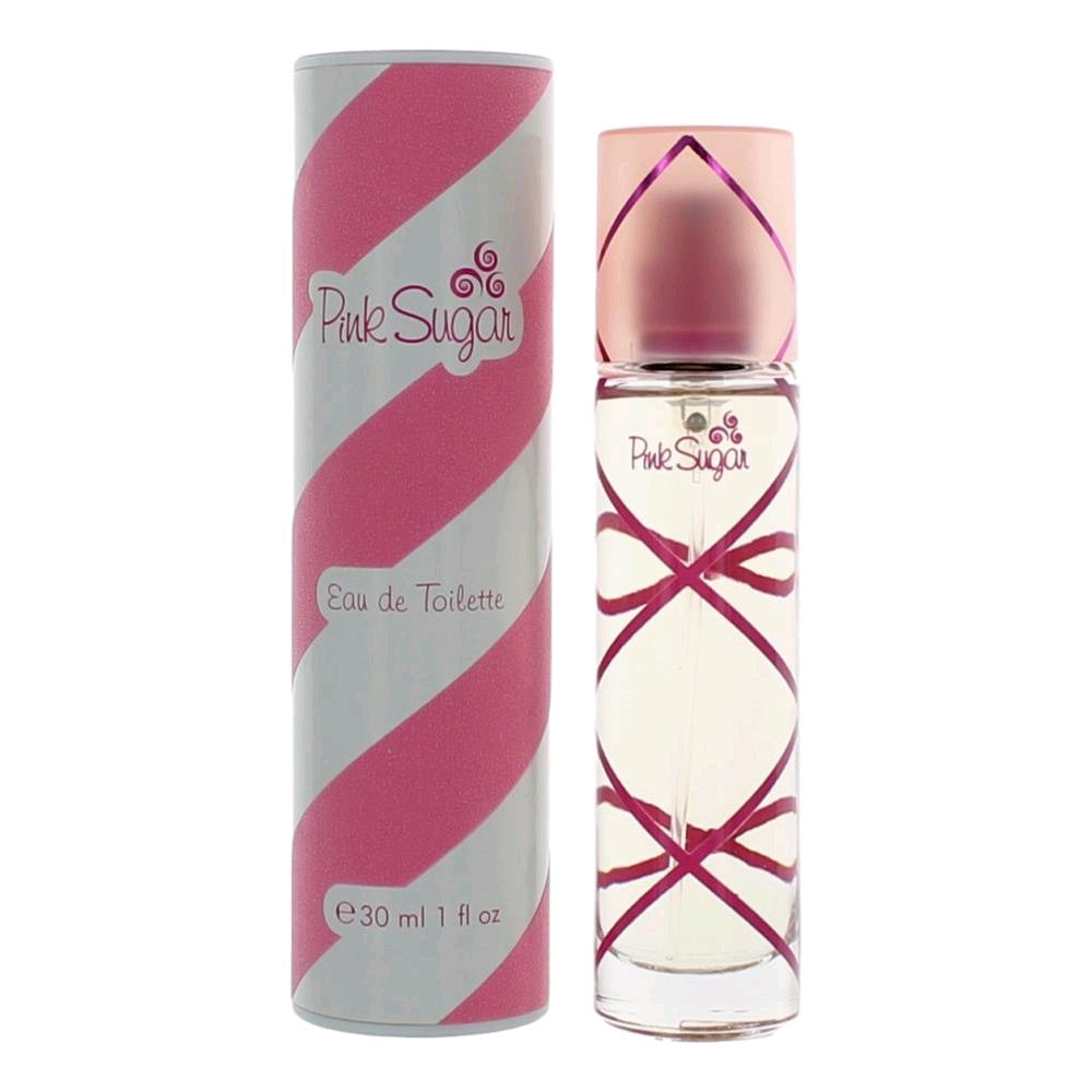 Bottle of Pink Sugar by Aquolina, 1 oz Eau De Toilette Spray for Women