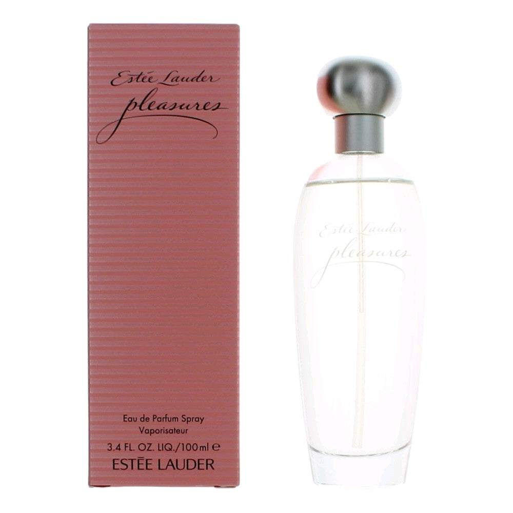 Bottle of Pleasures by Estee Lauder, 3.4 oz Eau De Parfum Spray for Women