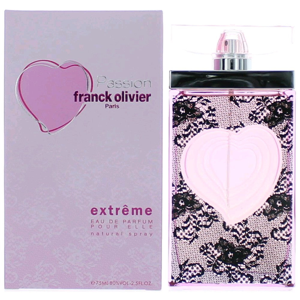 Bottle of Passion Extreme by Franck Olivier, 2.5 oz Eau De Parfum Spray for Women