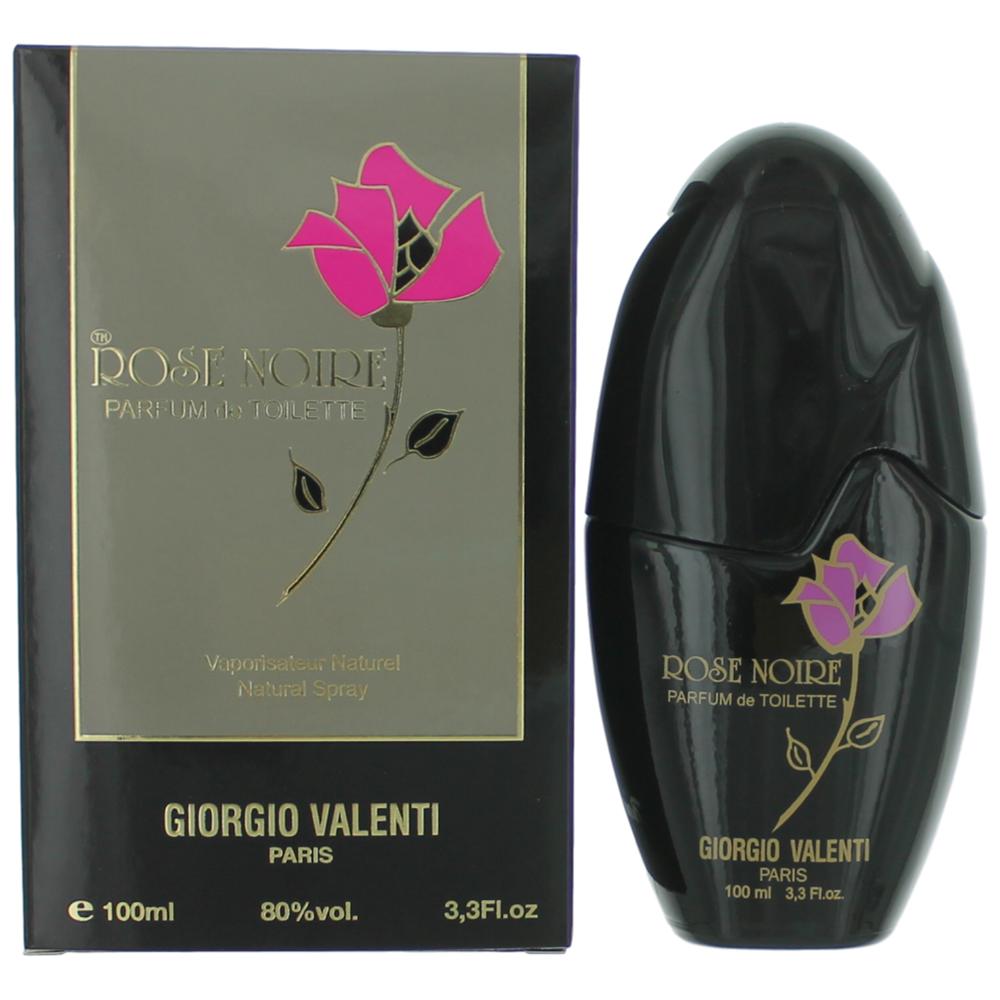 Bottle of Rose Noire by Giorgio Valenti, 3.3 oz Parfum De Toilette Spray for Women