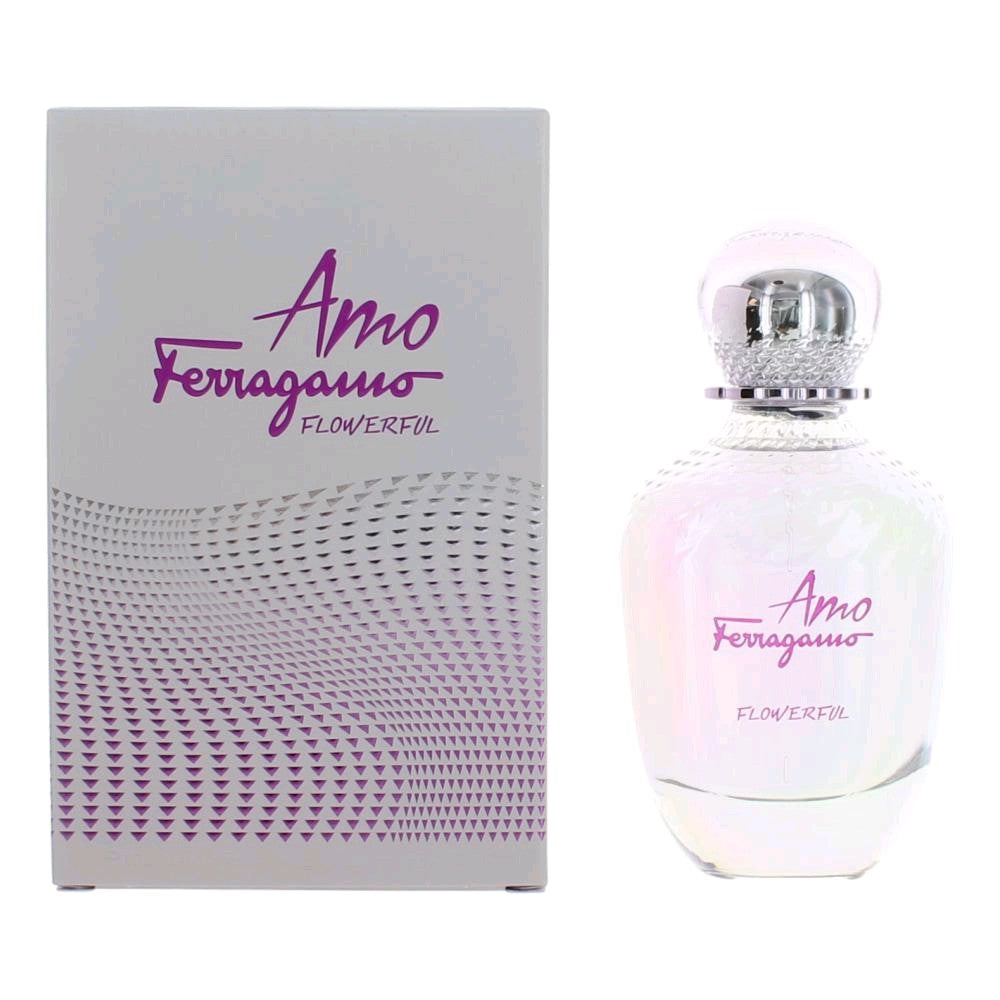 Bottle of Amo Ferragamo Flowerful by Salvatore Ferragamo, 3.4 oz Eau De Toilette Spray for Women