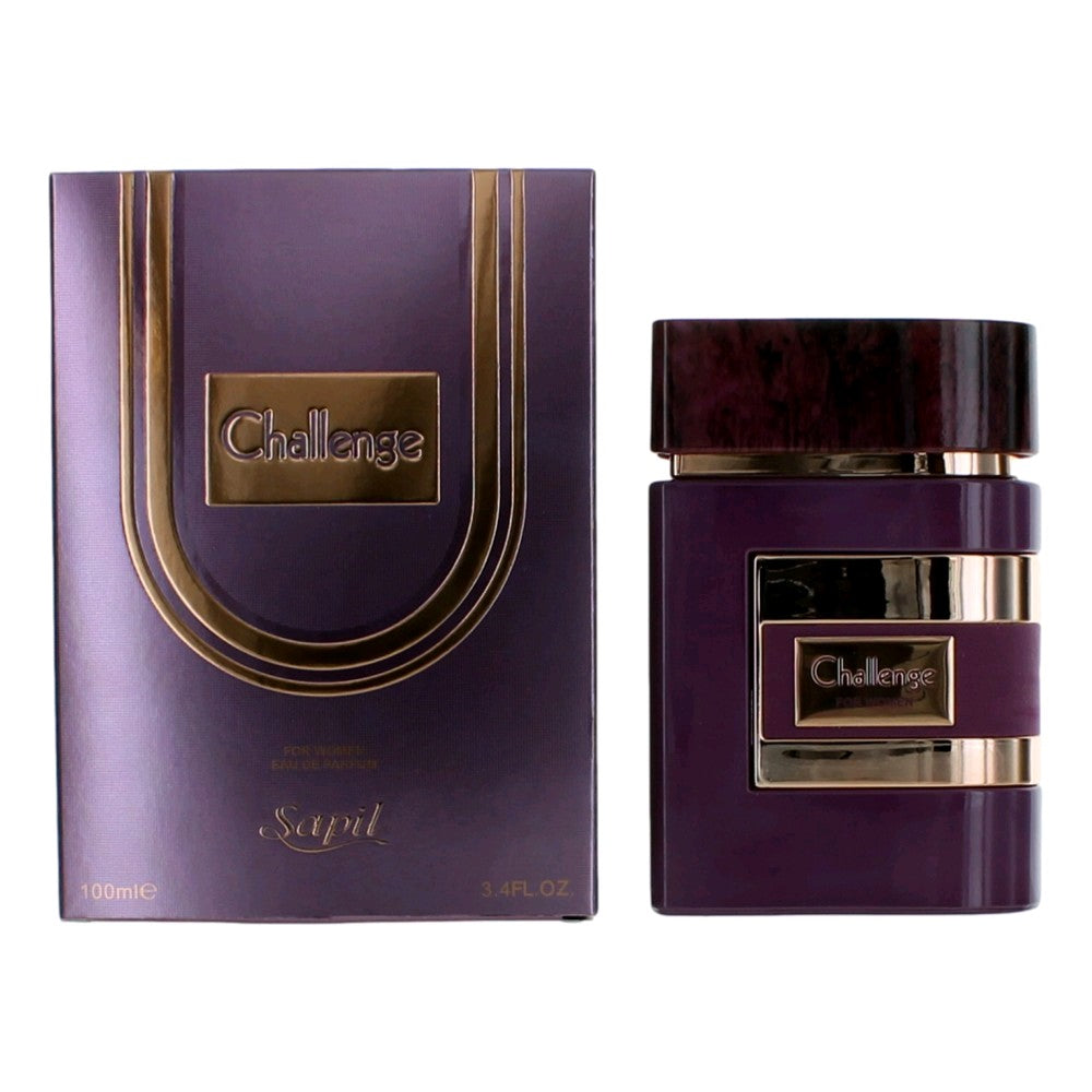 Bottle of Challenge by Sapil, 3.4 oz Eau De Parfum Spray for Women