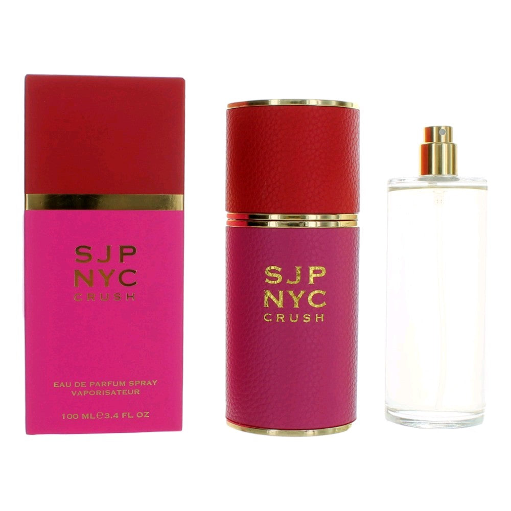 Bottle of SJP NYC Crush by Sarah Jessica Parker, 3.4 oz Eau De Parfum Spray for Women