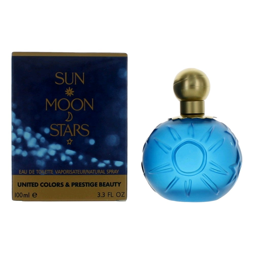 Bottle of Sun Moon Stars by United Colors, 3.3 oz Eau De Toilette Spray for Women