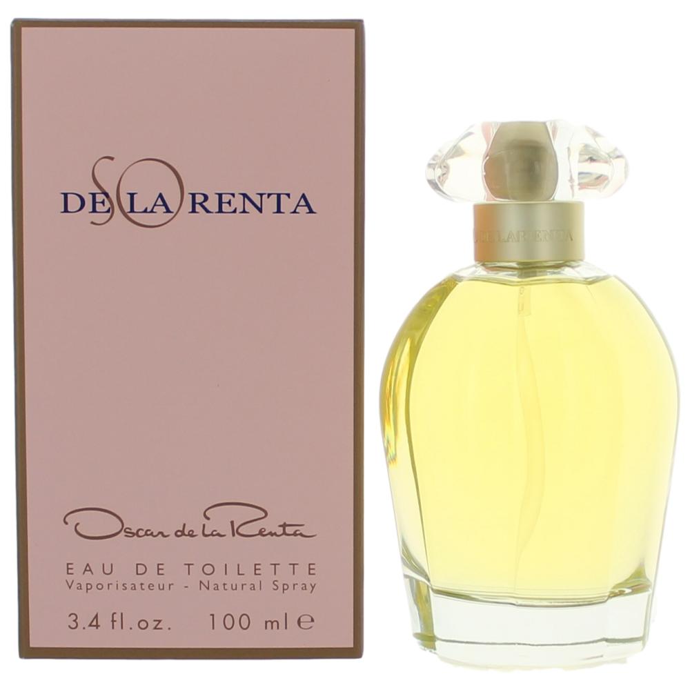 Bottle of So De La Renta by Oscar De La Renta, 3.3 oz Eau De Toilette Spray for Women