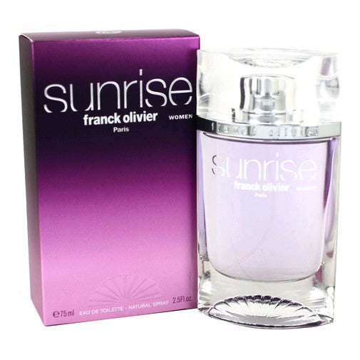 Bottle of Sunrise by Franck Olivier, 2.5 Eau De Toilette Spray for women